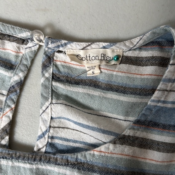 Cotton Bleu poncho style top - Picture 4 of 9